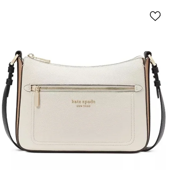 NEW! Kate Spade ♠️ Hudson Colorblocked Pebbled Leather Crossbody - Picture 2 of 8